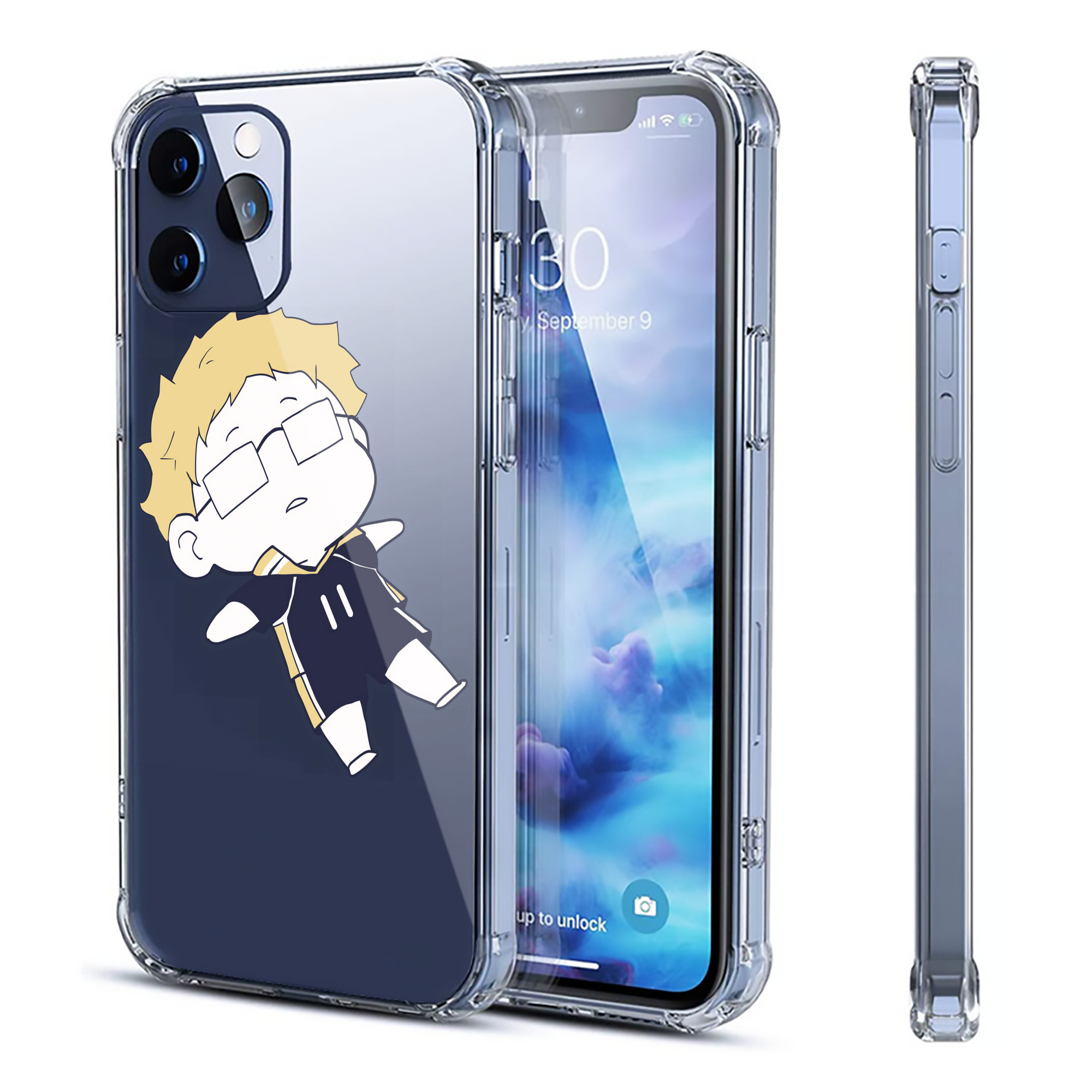 （画像用） ハイキュー!! Haikyu!! 【iPhone 12シリーズ対応】透明スマホケース（クリアソフトケース）